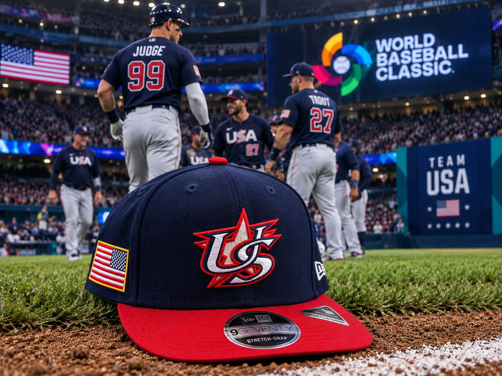 Team USA Baseball New Era 2026 World Baseball Classic Stretch Snap Hat WBC NWT